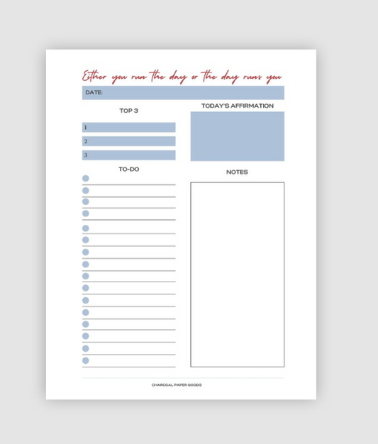 Run The Day To Do List